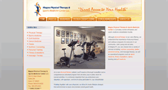 Desktop Screenshot of magnaphysicaltherapy.com